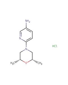 Astatech 6-((2R,6S)-2,6-DIMETHYLMORPHOLINO)PYRIDIN-3-AMINE HCL; 1G; Purity 97%; MDL-MFCD28952850